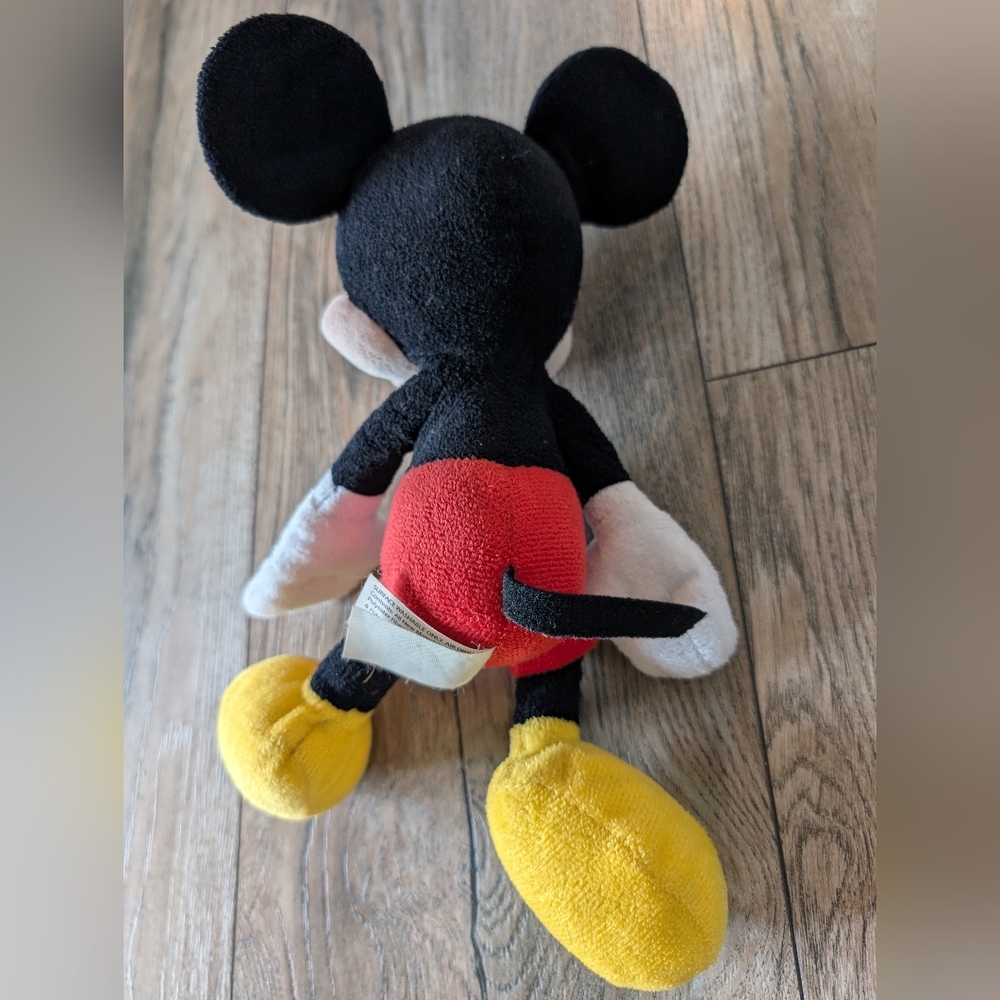 DISNEY Mickey and Goofy Plush Set Black Red Yellow Orange Blue - Picture 4 of 9